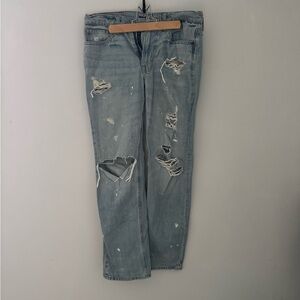 Lucky Brand Light Blue Distressed Boot Cut Jeans